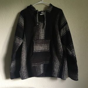 Beach Striped Sweatshirt Hoodie